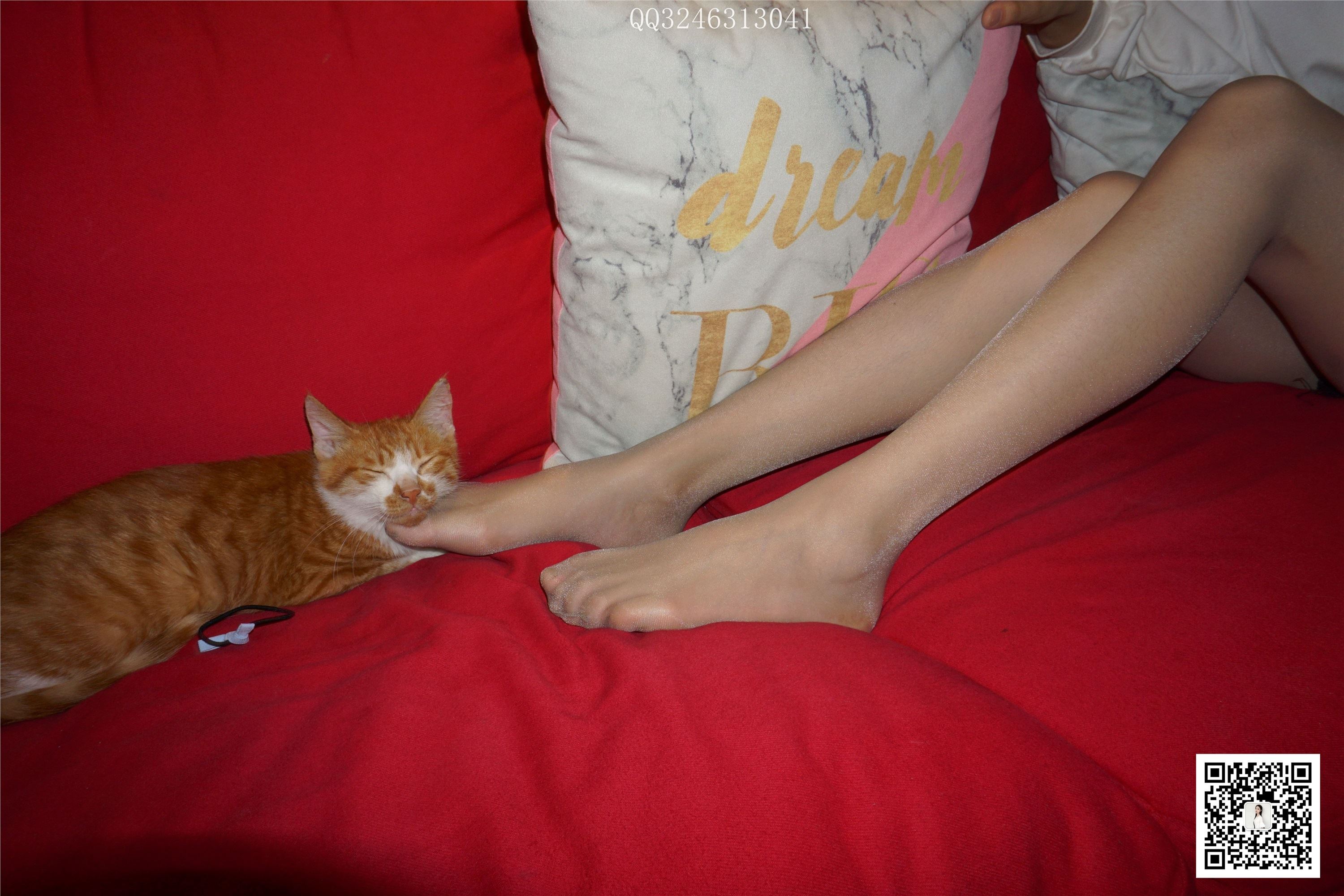 Big life model shot No.090 grey silk high heel kitten